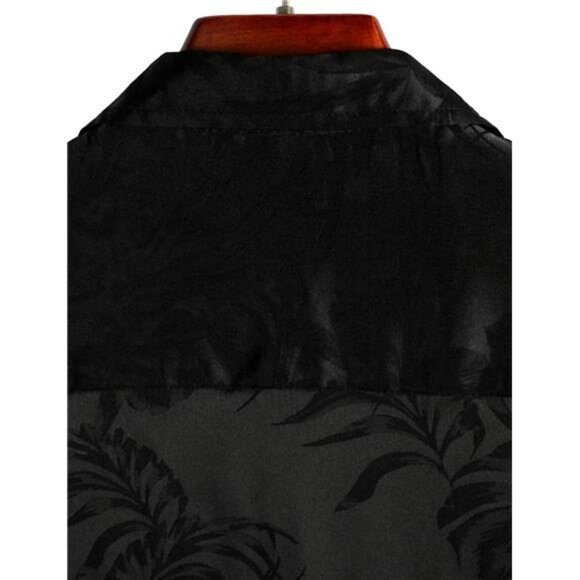 Mens Summer Regular Fit Shirt Casual Button Down Short Sleeve Beach Tops - Picture 6 of 7